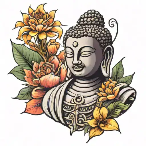 Buddha With Xenomorph Head