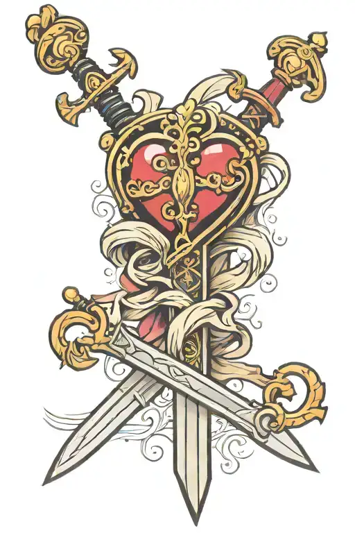 Heart Sword Wrapped
