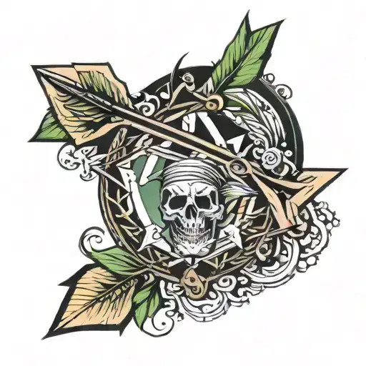 Arrow On Forearm Sleeve