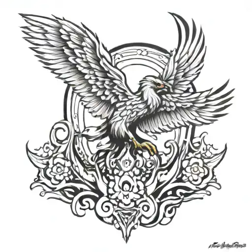 Phoenix Rising From The Ashes