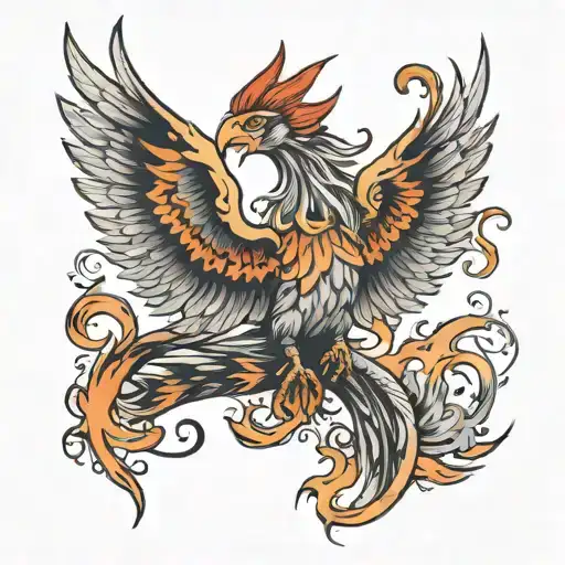 Phoenix Rising From Ashes