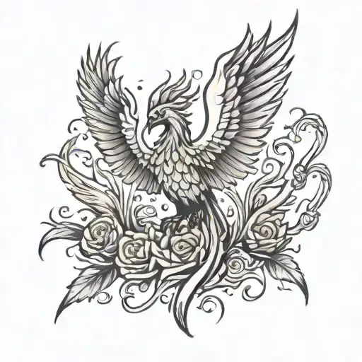 Phoenix Rising From The Ashes