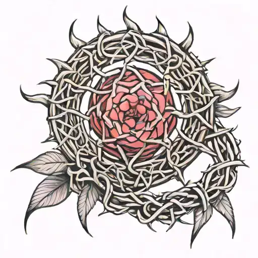 Crown Of Thorns Tatoo