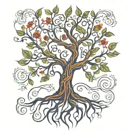 Tree Of Life With Root