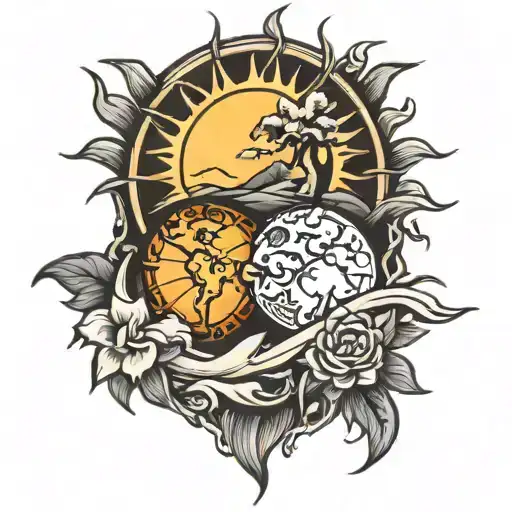 Sun And Earth Inside