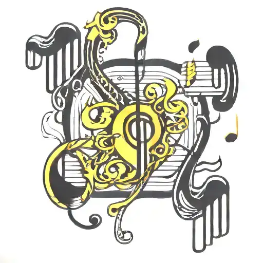 Graphic Music Notes
