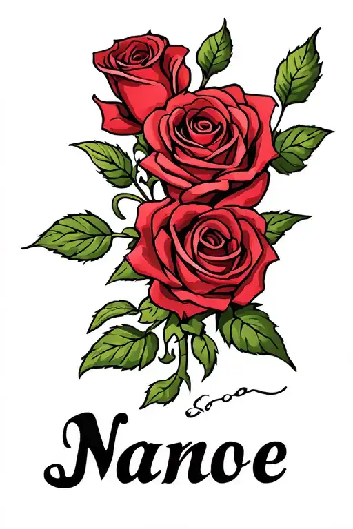 Rose Name Written