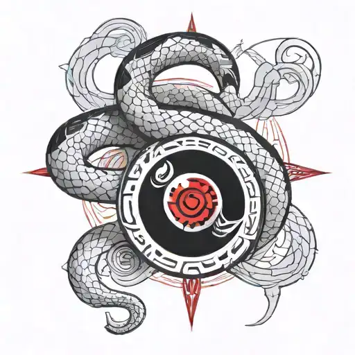 Viper Snake With Itachi Sharingan
