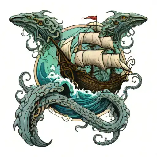 Ship Kraken Reaching