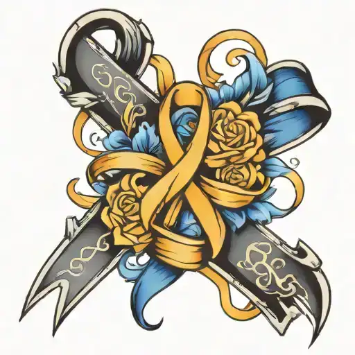 Colon Cancer Ribbon