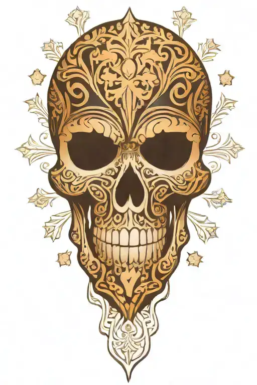 Snowflake Maori Skull