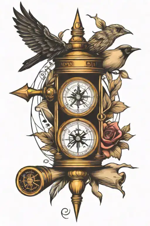 Compass And Hourglass