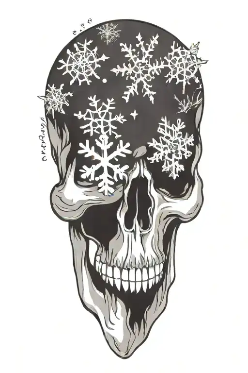 Snowflake Skull
