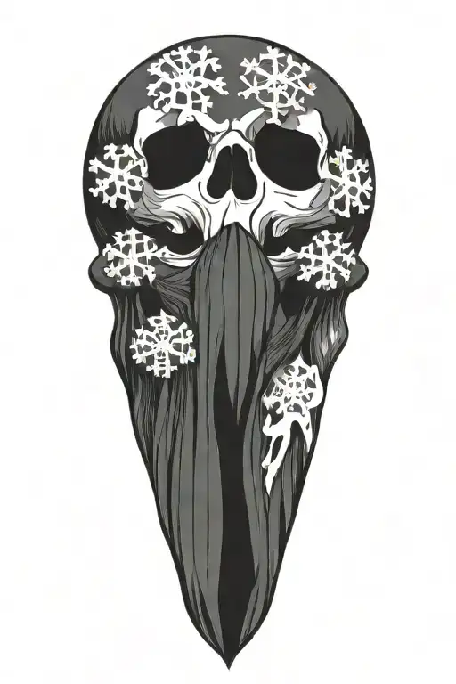 Snowflake Skull