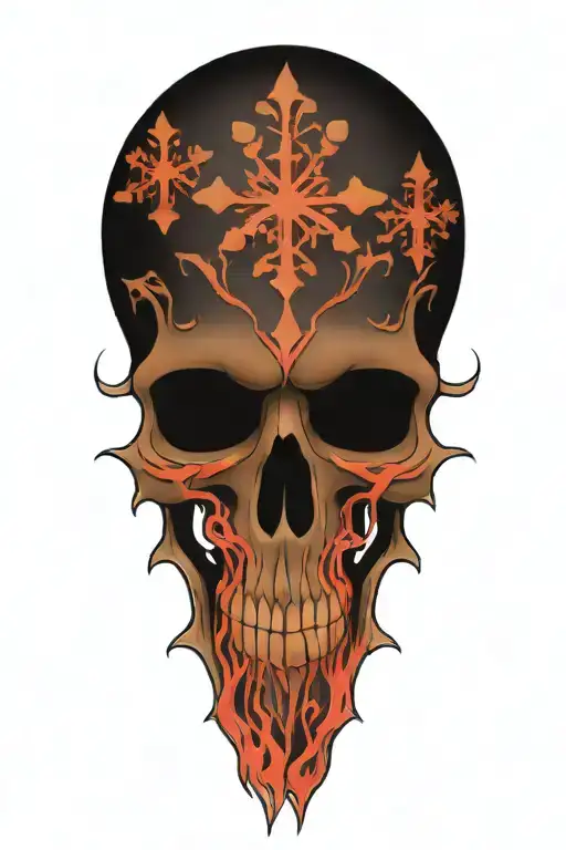Snowflake Skull