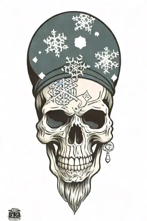 Snowflake Skull