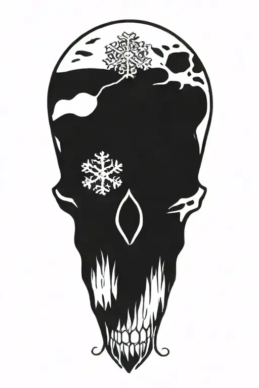 Snowflake Skull