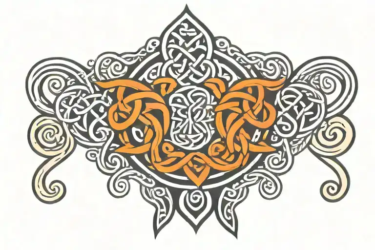 Celtic Knot Tribal Design