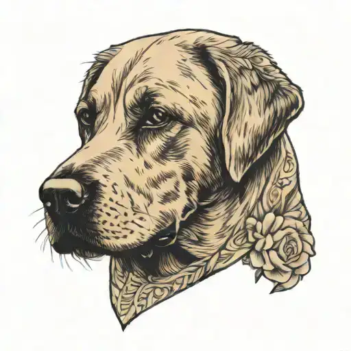 2-Year Old Blonde Labrador Dog