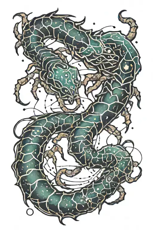 Scorpio Constellation Intertwined