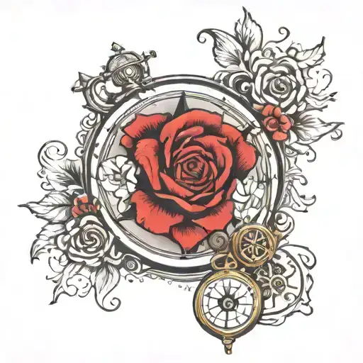 Knave With Compass And Rose