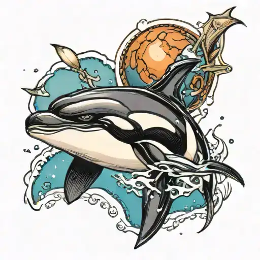 Orca Und Planet