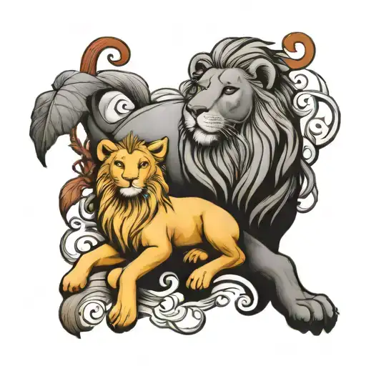 Lion And Lamb