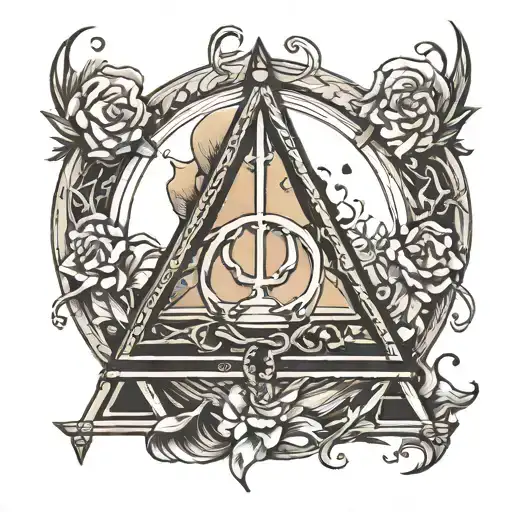 Deathly Hallows Libra Zodiac Sign