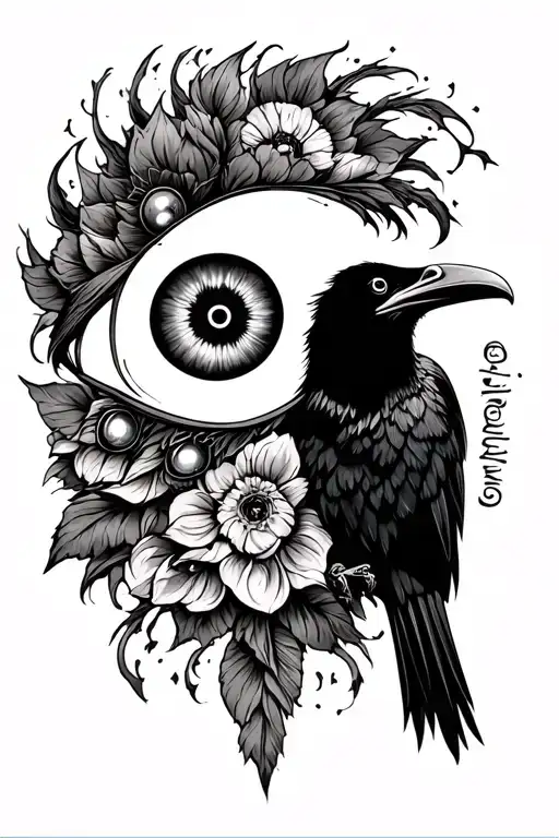 Raven With A Bunch Of Eyes