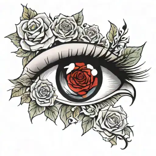 Eye And Rose