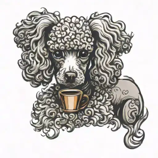 Poodle Dog And Espresso