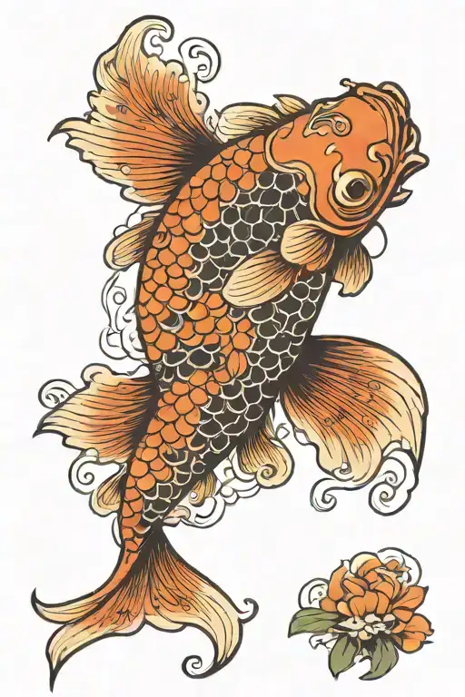 Koi Fish Transforming