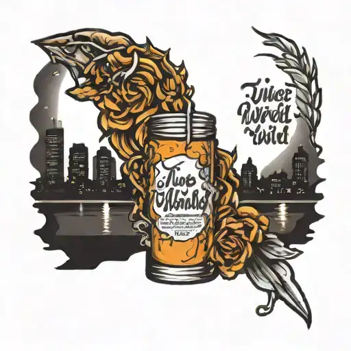 Juice Wrld Quote In Minneapolis At Night