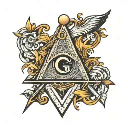 Freemason Square And Compass