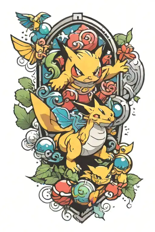 Generation 1 Pokemon Sleeve