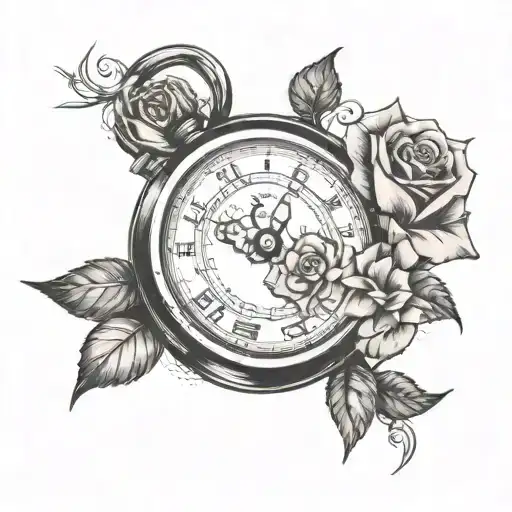 Stopwatch And Rose