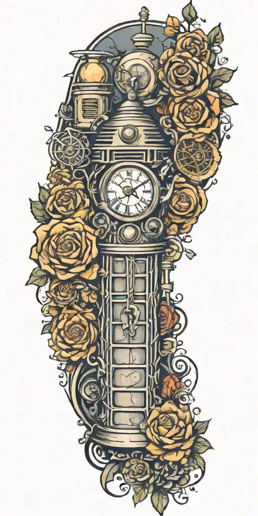 Create A Full Sleeve Tattoo Of Doctor Who References