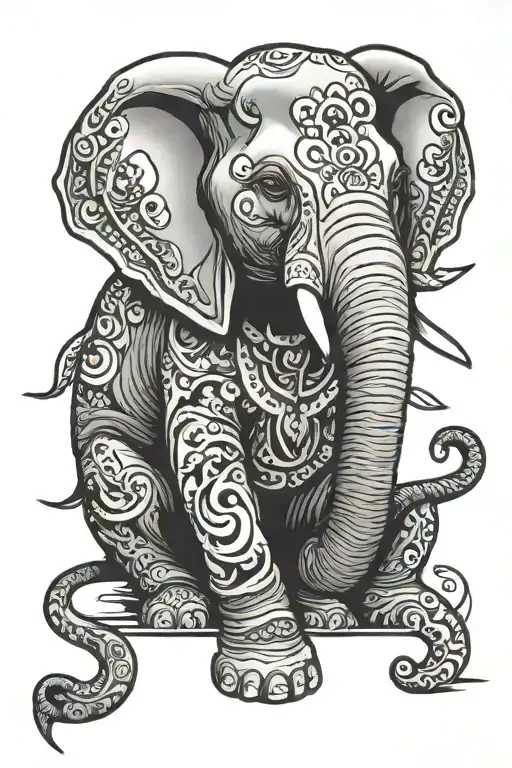 Elephant Sitting Dementia