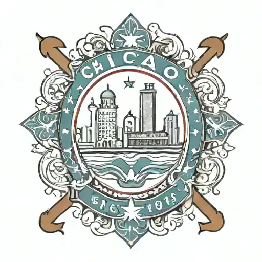 Chicago City Flag