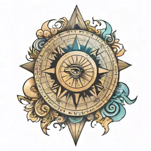 Egyptian Mythology Compass
