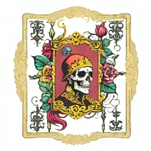 Gambling Tarot Card Game With Life And Death