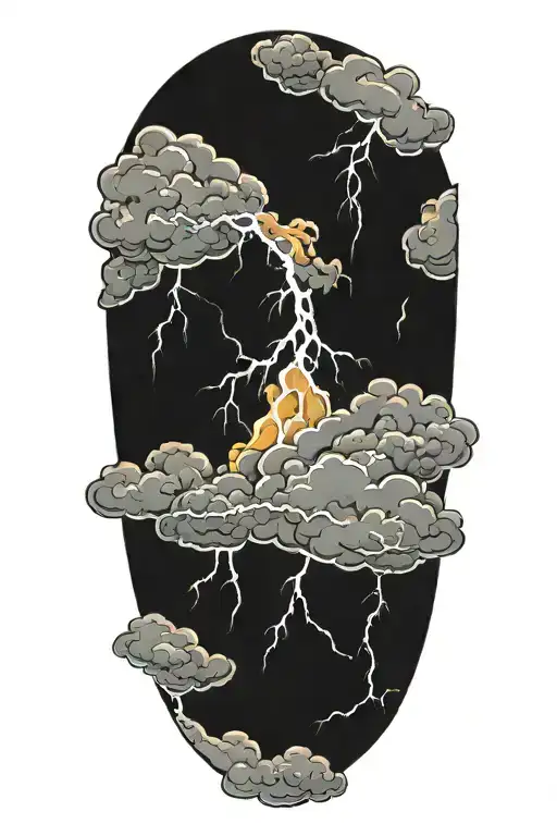 Lightning Storm Clouds