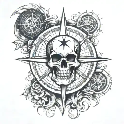 Skull And Compass