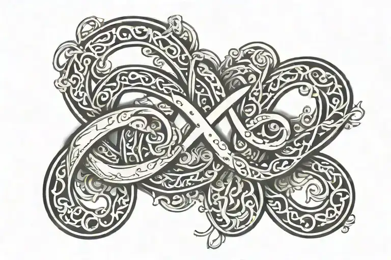 Infinity Symbol With Dos