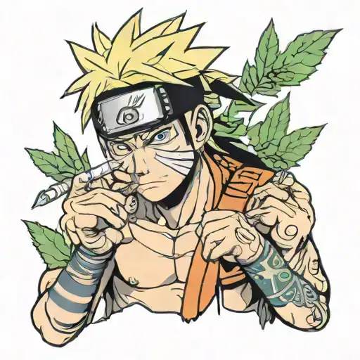 Naruto Smoking Marijuana