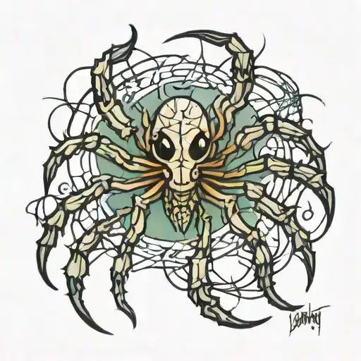 Phantom Gang Spider Tattoo Number 4