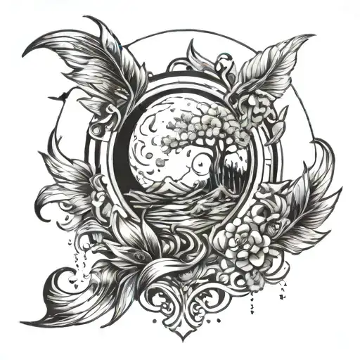 Daytime Moon Degenarating