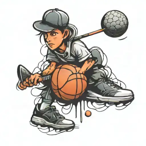 Basketball And Golf Course