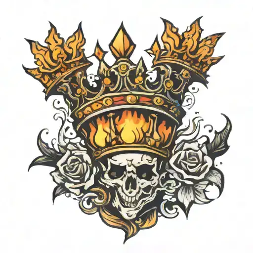 Burning Crown Surrounded