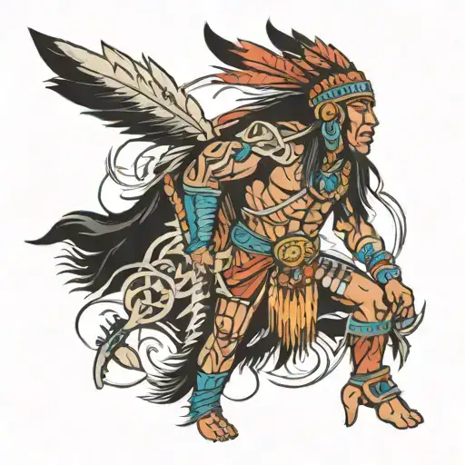 Native Warrior Battle